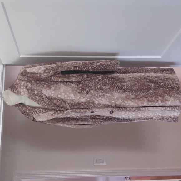 Johnny Was Faux Fur Teddy Jacket Coat - Size Medium - Picture 10 of 13